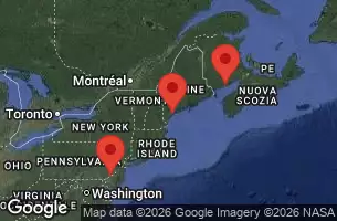 NORWEGIAN JEWEL - itinerár  11 nocí odchod z PHILADELPHIA, PA dňa 26/09/2026 -  PA, MA, ME, CANADA