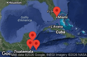 NORWEGIAN LUNA - itinerár  7 nocí odchod z MIAMI, FL dňa 14/11/2026 -  FLORIDA, HONDURAS, BELIZE, MEXICO