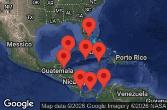  FLORIDA, JAMAICA, CAYMAN ISLANDS, CARTAGENA  COLOMBIA, PANAMA CANAL GATUN LAKE PANAMA, COSTA RICA, BELIZE, MEXICO