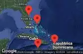 PORT CANAVERAL, FLORIDA, CRUISING, LABADEE, HAITI, FALMOUTH, JAMAICA, PERFECT DAY COCOCAY -  BAHAMAS