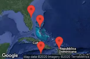 PORT CANAVERAL, FLORIDA, CRUISING, LABADEE, HAITI, FALMOUTH, JAMAICA, PERFECT DAY COCOCAY -  BAHAMAS