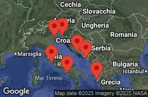 RCC BRILLIANCE OF THE SEAS - itinerár  7 nocí odchod z Ravenna dňa 18/05/2026 - Venice, Ravenna, Italy, TREISTE, ITALY, SPLIT, CROATIA, DUBROVNIK, CROATIA, SARANDE, ALBANIA, CRUISING, Amalfi Coast, Salerno, Italy, Civitavecchia, Italy