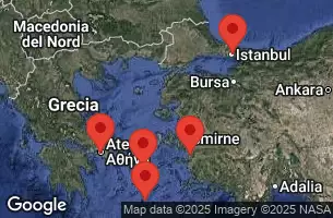 RCC BRILLIANCE OF THE SEAS - itinerár  7 nocí odchod z ATHENS, PIRAEUS, GREECE dňa 01/06/2026 - Athens, Piraeus, Greece, MYKONOS, GREECE, ISTANBUL, TURKEY, CRUISING, Ephesus, Kusadasi, Turkey, SANTORINI, GREECE