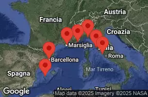 RCC BRILLIANCE OF THE SEAS - itinerár  7 nocí odchod z CIVITAVECCHIA, ITALY dňa 15/06/2026 - Civitavecchia, Italy, Florence, Pisa, Livorno, Italy, Santa Margherita, Italy, Nice, Villefranche, France, Provence, Marseille, France, CRUISING, IBIZA, SPAIN, BARCELONA, SPAIN