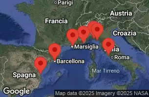 RCC BRILLIANCE OF THE SEAS - itinerár  7 nocí odchod z CIVITAVECCHIA, ITALY dňa 27/07/2026 - Civitavecchia, Italy, Florence, Pisa, La Spezia, Italy, Santa Margherita, Italy, Nice, Villefranche, France, Provence, Marseille, France, CRUISING, VALENCIA, SPAIN, BARCELONA, SPAIN