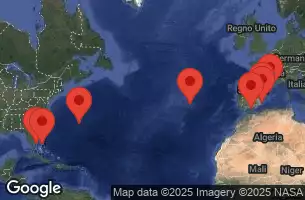 RCC BRILLIANCE OF THE SEAS - itinerár  15 nocí odchod z FORT LAUDERDALE, FLORIDA dňa 26/04/2026 - FORT LAUDERDALE, FLORIDA, PERFECT DAY COCOCAY, BAHAMAS, CRUISING, KINGS WHARF, BERMUDA, PONTA DELGADA, AZORES, MALAGA, SPAIN, ALICANTE, SPAIN, VALENCIA, SPAIN, BARCELONA, SPAIN