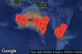 PERTH (FREMANTLE), AUSTRALIA, CRUISING, ESPERANCE - AUSTRALIA, ADELAIDE, AUSTRALIA, MELBOURNE, AUSTRALIA, HOBART, TASMANIA, PICTON, NEW ZEALAND, CHRISTCHURCH, NEW ZEALAND, DUNEDIN, NEW ZEALAND, DUSKY SOUND, DOUBTFUL SOUND, MILFORD SOUND, NEW ZEALAND, SYDNEY, AUSTRALIA