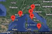 VENICE (RAVENNA) -  ITALY, CRUISING, SICILY (MESSINA), ITALY, Civitavecchia, Italy, FLORENCE/PISA(LIVORNO),ITALY, PROVENCE (TOULON), FRANCE, BARCELONA, SPAIN