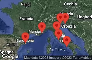 VENICE (RAVENNA) -  ITALY, KOPER, SLOVENIA, CRUISING, NAPLES/CAPRI, ITALY, Civitavecchia, Italy, FLORENCE/PISA(LIVORNO),ITALY, CANNES, FRANCE, BARCELONA, SPAIN