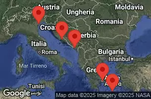 RCC EXPLORER OF THE SEAS - itinerár  7 nocí odchod z Ravenna dňa 22/08/2026 - Venice, Ravenna, Italy, BAY OF KOTOR (CRUISING), KOTOR, MONTENEGRO, Athens, Piraeus, Greece, SANTORINI, GREECE, SPLIT, CROATIA