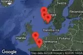 London, Southampton, England, CRUISING, STAVANGER, NORWAY, BERGEN, NORWAY, KRISTIANSAND, NORWAY, Paris, Le Havre, France
