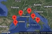 BARCELONA, SPAIN, PALMA DE MALLORCA, SPAIN, Provence, Marseille, France, Florence, Pisa, La Spezia, Italy, Civitavecchia, Italy, Naples, Capri, Italy, CRUISING