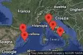Civitavecchia, Italy, Naples, Capri, Italy, CRUISING, BARCELONA, SPAIN, PALMA DE MALLORCA, SPAIN, Florence, Pisa, La Spezia, Italy
