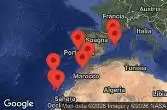 LISBON, PORTUGAL, CRUISING, Madeira, Funchal, Portugal, TENERIFE, CANARY ISLANDS, GRAN CANARIA, CANARY ISLANDS, CASABLANCA, MOROCCO, TANGIER, MOROCCO, PALMA DE MALLORCA, SPAIN, BARCELONA, SPAIN