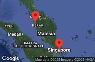 RCC OVATION OF THE SEAS - itinerár  3 nocí odchod z SINGAPORE dňa 21/12/2025 - SINGAPORE, Penang, Malaysia, CRUISING