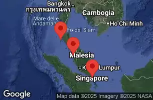 RCC OVATION OF THE SEAS - itinerár  4 nocí odchod z SINGAPORE dňa 29/01/2026 - SINGAPORE, Penang, Malaysia, Phuket, Thailand, CRUISING