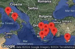 Civitavecchia, Italy, NAPLES/CAPRI, ITALY, CRUISING, ATHENS (PIRAEUS), GREECE, SANTORINI, GREECE, RHODES, GREECE, LIMASSOL, CYPRUS, EPHESUS (KUSADASI), TURKEY, MYKONOS, GREECE, CHANIA (SOUDA) -CRETE - GREECE