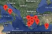 Civitavecchia, Italy, CRUISING, CHANIA (SOUDA) -CRETE - GREECE, EPHESUS (KUSADASI), TURKEY, MYKONOS, GREECE, LIMASSOL, CYPRUS, RHODES, GREECE, ATHENS (PIRAEUS), GREECE, SANTORINI, GREECE, NAPLES/CAPRI, ITALY