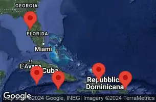 SAN JUAN, PUERTO RICO, PUERTO PLATA, DOMINICAN REP, CRUISING, FALMOUTH, JAMAICA, GEORGE TOWN, GRAND CAYMAN, TAMPA, FLORIDA