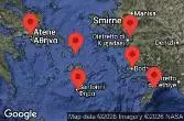Athens, Piraeus, Greece, SANTORINI, GREECE, MYKONOS, GREECE, Ephesus, Kusadasi, Turkey, BODRUM, TURKEY, RHODES, GREECE, CRUISING
