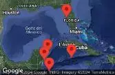 TAMPA, FLORIDA, CRUISING, GEORGE TOWN, GRAND CAYMAN, COZUMEL, MEXICO, ROATAN, HONDURAS, COSTA MAYA, MEXICO