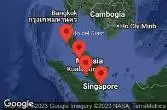 SINGAPORE, PORT KELANG, MALAYSIA, PENANG, MALAYSIA, PHUKET, THAILAND, CRUISING
