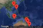 BRISBANE, AUSTRALIA, CRUISING, AIRLIE BEACH - QLD - AUSTRALIA, CAIRNS, AUSTRALIA, LOMBOK, INDONESIA, BENOA - BALI - INDONESIA, MANILA, PHILLIPINES, SUBIC BAY -  PHILIPPINES, HONG KONG, CHINA