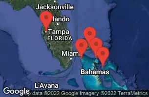 TAMPA, FLORIDA, CRUISING, GRAND BAHAMA ISLAND, BIMINI, BAHAMAS, NASSAU, BAHAMAS, PERFECT DAY COCOCAY -  BAHAMAS