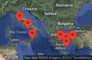 ATHENS (PIRAEUS), GREECE, EPHESUS (KUSADASI), TURKEY, MYKONOS, GREECE, SANTORINI, GREECE, CRUISING, SICILY (MESSINA), ITALY, NAPLES/CAPRI, ITALY, Civitavecchia, Italy