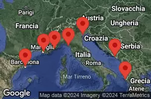 VENICE (RAVENNA) -  ITALY, DUBROVNIK, CROATIA, CORFU, GREECE, CRUISING, LA SPEZIA, ITALY, NICE (VILLEFRANCHE), FRANCE, PROVENCE(MARSEILLE), FRANCE, BARCELONA, SPAIN
