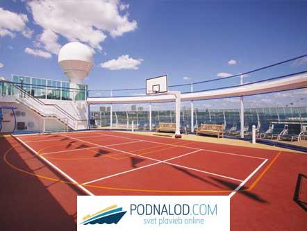 RCCL Radiance of the seas - campo basket
