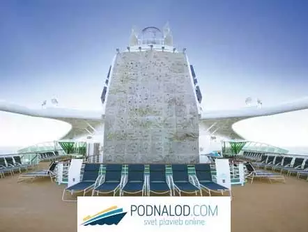 RCCL Serenade of the seas - gym di roccia