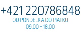 zavolajte nám +421(0)220786848